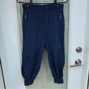 Vintage Ladies Sz 10 Topher Collins Inc Montreal Ski Pants Knickers Zip Pockets